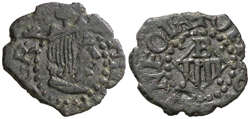 Banyoles. 1 diner. (Cru.L. 1058) (Cru.C.G. 3659). 0,70 g. Puntos en los espacios...