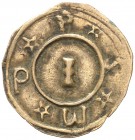 Peramola. Pellofa. (Cru.L. 1934). 0,27 g. Latón. MBC+.