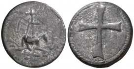 Calvià. Plom. (Cru.L. 2397). 3,84 g. Raro. MBC+.