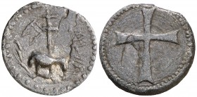 Calvià. Plom. (Cru.L. 2397 var). 3,45 g. Raro. MBC-.