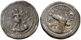 Llucmajor. Plom. (Cru.L. 2408). 2,26 g. MBC-.