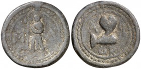 Manacor. Plom. (Cr.L. 2410). 5,64 g. Raro. BC+.