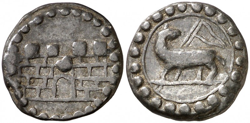 Muro. Plom. (Cru.L. 2418). 3,13 g. Raro. MBC.
