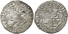 Enrique IV (1454-1474). Sevilla. Real de busto. (AB. 685). 3,37 g. MBC/MBC+.