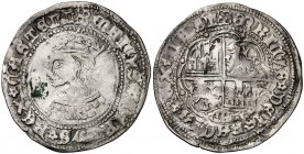Enrique IV (1454-1474). Segovia. Real de busto. (AB. 691 var). 3,05 g. MBC-.
