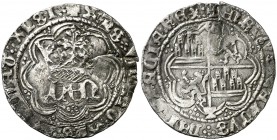 Enrique IV (1454-1474). Cuenca. Real de anagrama. (AB. 710.2). 3,28 g. Grieta. MBC-.