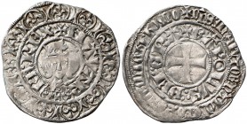 Carlos el Malo (1349-1387). Navarra. Gros. (Cru.V.S. 233 var.). 2,96 g. Rara. MBC+.