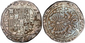 Reyes Católicos. Granada. 2 reales. (Cal. 254). 6,72 g. BC+.