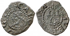 s/d. Carlos I. Eivissa. 1 dobler. (Cal. 62) (Cru.C.G. 3705). 0,61 g. Rara. MBC-.