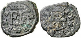 1615. Felipe III. Pamplona. 4 cornados. (Cal. 737) (R.Ros 4.4.25 var.6 var). 4,43 g. MBC/MBC-.