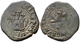 1601. Felipe III. Cuenca. J. 2 maravedís. (Cal. 673). 2,66 g. MBC.