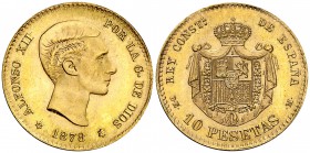 1878*1962. Estado Español. DEM. 10 pesetas. (Cal. 10). 3,23 g. S/C-