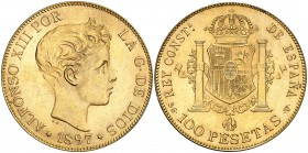 1897*1962. Estado Español. SGV. 100 pesetas. (Cal. 2). 32,20 g. Leves rayitas. EBC+.