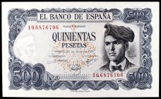 1971. 500 pesetas. (Ed. D74a). 23 de julio, Verdaguer. Serie 1Q. S/C-.