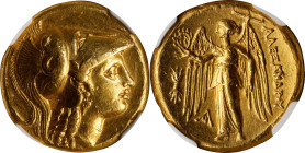 MACEDON. Kingdom of Macedon. Alexander III (the Great), 336-323 B.C. AV Distater (17.07 gms), Amphipolis Mint, probable lifetime issue, ca. 325-323/2 ...