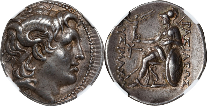 THRACE. Kingdom of Thrace. Lysimachos, 323-281 B.C. AR Tetradrachm (17.01 gms), ...