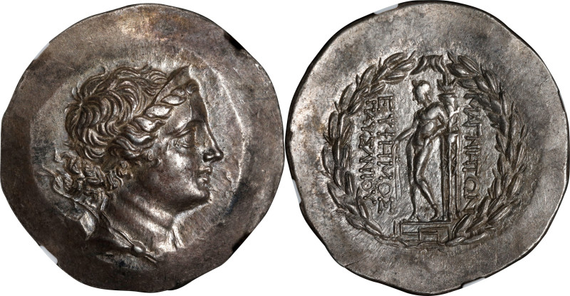 IONIA. Magnesia pros Maiandros. AR Tetradrachm (16.63 gms), ca. 150-140 B.C. NGC...