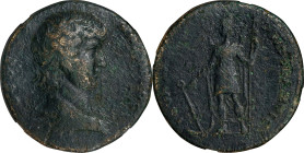ANTINOUS, Died A.D. 130. Galatia, Ancyra. AE 32mm (23.74 gms). PCGS VF, Strike: 4/5 Surface: 2/5. Fine Style, Smoothing.
RPC-III, 2839; SNG BN-2445. ...