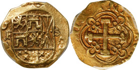 COLOMBIA. Cob 2 Escudos, ND (1723-32)-S. Santa Fe de Bogota Mint. Philip V. PCGS AU-55.
Fr-8; KM-17.2; Cal Type-243. A wonderful and limitedly circul...