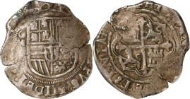 MEXICO. Cob 8 Reales, ND (1607-21)-Mo. Mexico City Mint. Philip III. PCGS VF-35.
KM-44.3; Cal-162 (for type). Weight: 26.97 gms. Fairly crudely produ...