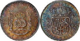 MEXICO. 8 Reales, 1738-Mo MF. Mexico City Mint. Philip V. PCGS AU-55.
KM-103; Cal-1449. Sporting a colorful tone with remarkable iridescence, this li...
