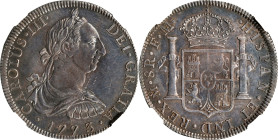 MEXICO. 8 Reales, 1773-Mo FM. Mexico City Mint. Charles III. NGC AU-55.
KM-106.1; Cal-1106; Yonaka-M8-73. Elusive at this grade level, the present sp...