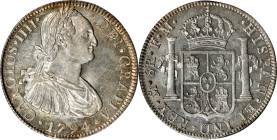 MEXICO. 8 Reales, 1794-Mo FM. Mexico City Mint. Charles IV. PCGS MS-61.
KM-109; FC-81; Yonaka-M8-94. Flashy and with significant cameo on the devices...