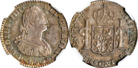 MEXICO. Real, 1807-Mo TH. Mexico City Mint. Charles IV. NGC MS-65.
KM-81; Cal-455. Delivering a wholesome allotment of details, this wonderful exampl...