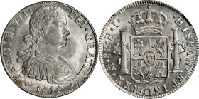 MEXICO. 8 Reales, 1810-Mo HJ. Mexico City Mint. Ferdinand VII. NGC MS-64.
KM-110; Cal-1314. Imaginary bust type. A tremendous near-Gem example, this ...