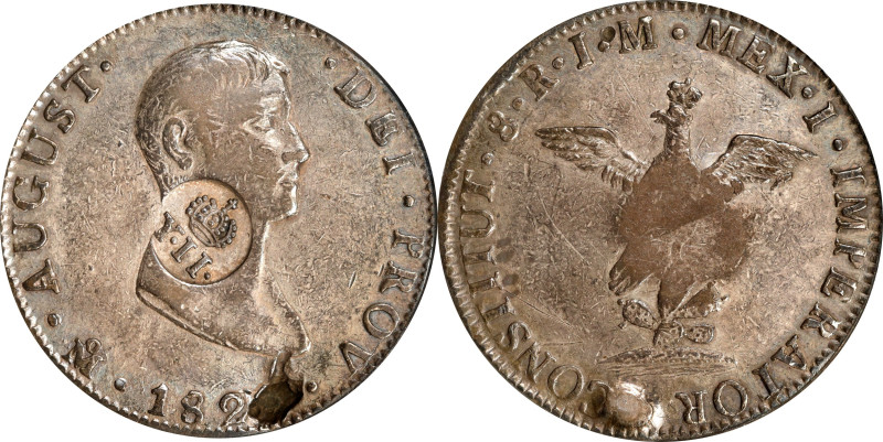 PHILIPPINES. Philippines - Mexico. 8 Reales, ND (1834-37). Manila Mint. Isabel I...