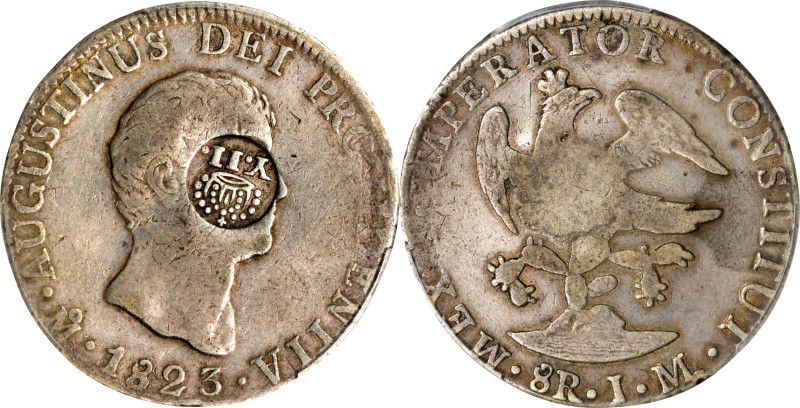 PHILIPPINES. Philippines - Mexico. 8 Reales, ND (1834-37). Manila Mint. Isabel I...