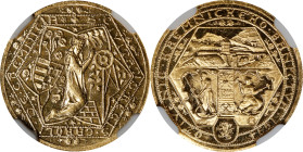 CZECHOSLOVAKIA. Gold Medallic Ducat, 1934. Kremnica Mint. NGC MS-65 Prooflike.
Fr-16; KMX-14.1; Novotny-VI.D (RRRR). Mintage: 288. By: Anton Ham. Obv...
