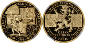 CZECH REPUBLIC. Duo of 2500 Korun (2 Pieces), 2006. Czech (Jablonec nad Nisou) Mint. Both NGC Certified.
Commemorating the Hand Paper Mill in Velke L...