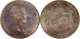 AUSTRIA. Auersperg. Taler, 1805. Vienna Mint. Wilhelm I. PCGS MS-63.
Dav-39; KM-5. A Choice and deeply toned crown from one the smaller principalitie...