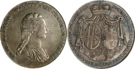 AUSTRIA. Lobkowitz-Sternstein. Taler, 1794-VI. Vienna Mint. Franz Joseph Maximilian. PCGS Genuine--Cleaned, EF Details.
Dav-1190; KM-3. Mintage: 300....