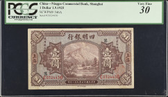 CHINA--REPUBLIC. The Ningpo Commercial Bank. 1 Dollar, 1925. P-546. PCGS Currency Very Fine 30.
Shanghai. Dated 1.9.1925. PCGS Currency has incorrect...