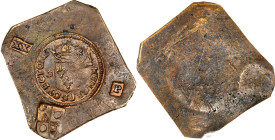 FRANCE. Wars of Religion. Siege of Cambrai. 20 Patards, (15)95. PCGS AU-58 Brown.
Korchnack-141; Mailliet-pl. XXII #13; Vanhoudt-568; MO-4.8.5.1. Wei...
