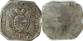 GERMANY. War of Austrian Succession. Siege of Braunau. Gulden (60 Kreuzer), 1743. PCGS Genuine--Tooled, VF Details.
KM-5; Korchnak-94; Mailliet-pl. X...