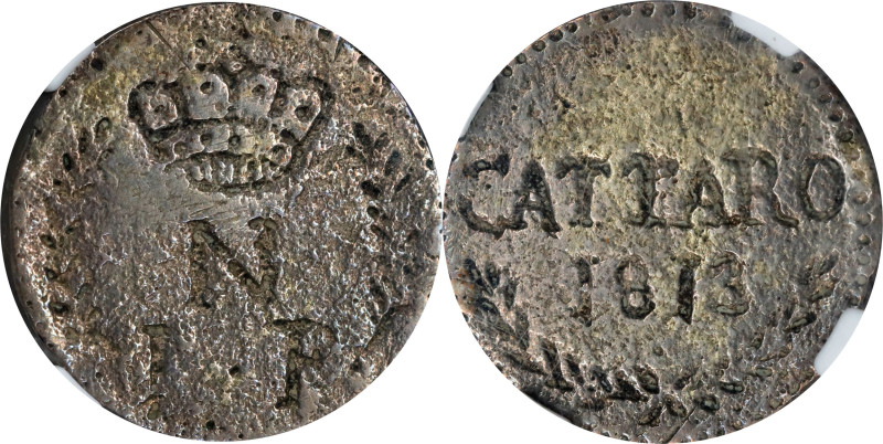 MONTENEGRO. Napoleonic Wars. Siege of Cattaro (Kotor). Franc, 1813. Napoleon I. ...
