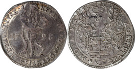 GERMANY. Brunswick-Luneburg: Wolfenbuttel. 1/2 Taler, 1598. Goslar Mint. Heinrich Julius. PCGS AU-50.
KM (MB)-265; Welter-649. A bit of uneven toning...