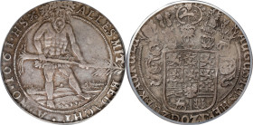 GERMANY. Brunswick-Luneburg: Wolfenbuttel. "Houseboy" Taler, 1661-HS. Zellerfeld Mint; mm: crossed keys. August "the Younger". PCGS AU-55.
Dav-6341; ...