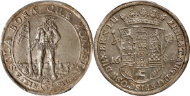 GERMANY. Brunswick-Luneburg: Calenberg. 2/3 Taler, 1684. Zellerfeld Mint. Ernst August, as Bishop of Osnabruck. PCGS MS-62.
Dav-394; KM-262.1; Welter...