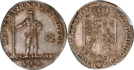 GERMANY. Brunswick-Luneburg: Hannover. 1/3 Taler (12 Mariengroschen), 1773-LCR. Zellerfeld Mint. Georg III (George III of Great Britain). PCGS MS-62....