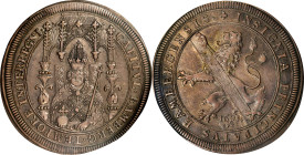 GERMANY. Bamberg. Taler, 1693-GFN. Nurnberg Mint. Sede Vacante. PCGS AU-53.
Dav-5064; KM-82; Zepernick-63. Offering a bold and well executed strike, ...