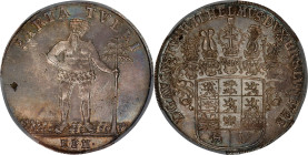 GERMANY. Brunswick-Luneburg: Brunswick. Taler, 1728-EPH. Zellerfeld Mint. August Wilhelm. PCGS MS-62.
Dav-2126; KM-739; Welter-2376. Rather impressiv...