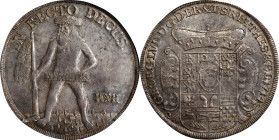 GERMANY. Brunswick-Luneburg: Hannover. Taler, 1714. Zellerfeld Mint; mm: crossed axes between HH. Georg Ludwig (George I of Great Britain). NGC MS-62....