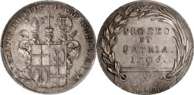 GERMANY. Fulda. Taler, 1795. Fulda Mint. Adalbert III von Harstall. PCGS MS-63.
Dav-2265A; KM-151. Though some minor striking weakness, a few adjustm...