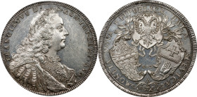 GERMANY. Hall (Swabian). Taler, 1746-CGL. Nurnberg Mint. PCGS MS-61.
Dav-2279; KM-32. A pleasant example, this stunning Mint State Taler delivers a f...