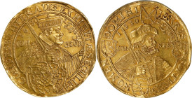 GERMANY. Saxony. Gold Medallic 12 Ducats, 1630. Johann Georg I. NGC AU Details--Rim Damage.
Fr-2692; cf. Dav-7604 (for silver 2 Taler). Diameter: 46m...
