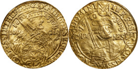 GERMANY. Saxony. 2 Ducats, 1630. Dresden Mint. Johann Georg I. PCGS AU-58.
Fr-2701; KM-421; Whiting-112. Commemorating the 100th anniversary of the A...